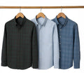 Office Essentials: 3-Pack Premium Cotton Formal Shirts – Tailored Fit, Full Sleeves & Pockets ( FS-160)