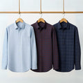 Office Essentials: 3-Pack Premium Cotton Formal Shirts – Tailored Fit, Full Sleeves & Pockets ( FS-161)